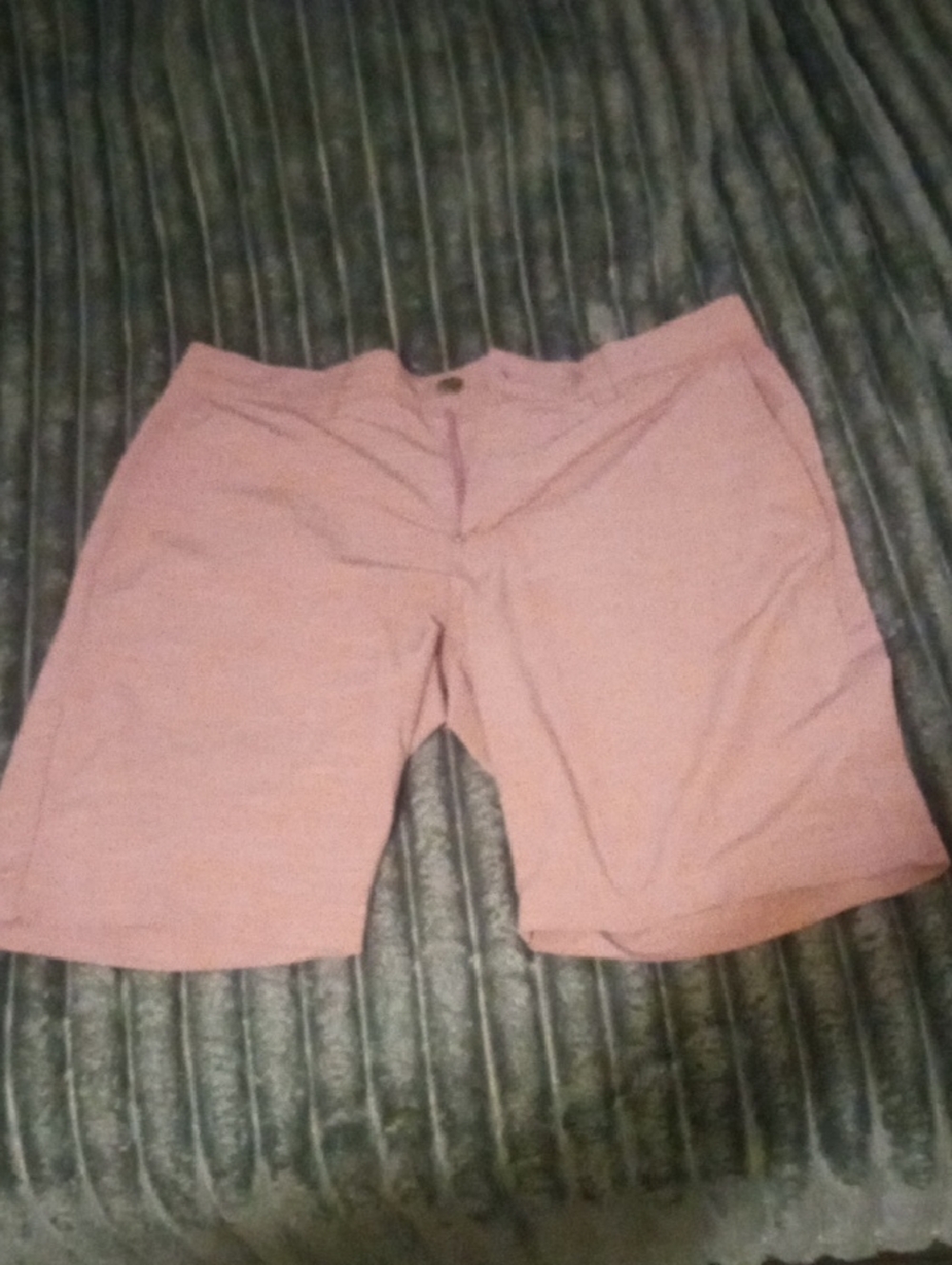 Men's Pink Casual Stretch Shorts
